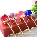 Decoration Romance funcy valentine gift elegant crystal rose wedding gifts